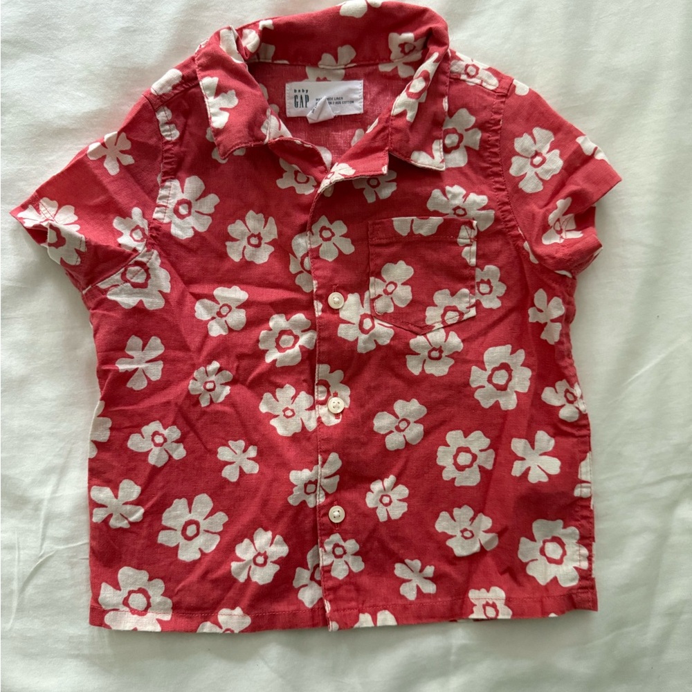 GAP Red Toddler Boy Shirt
